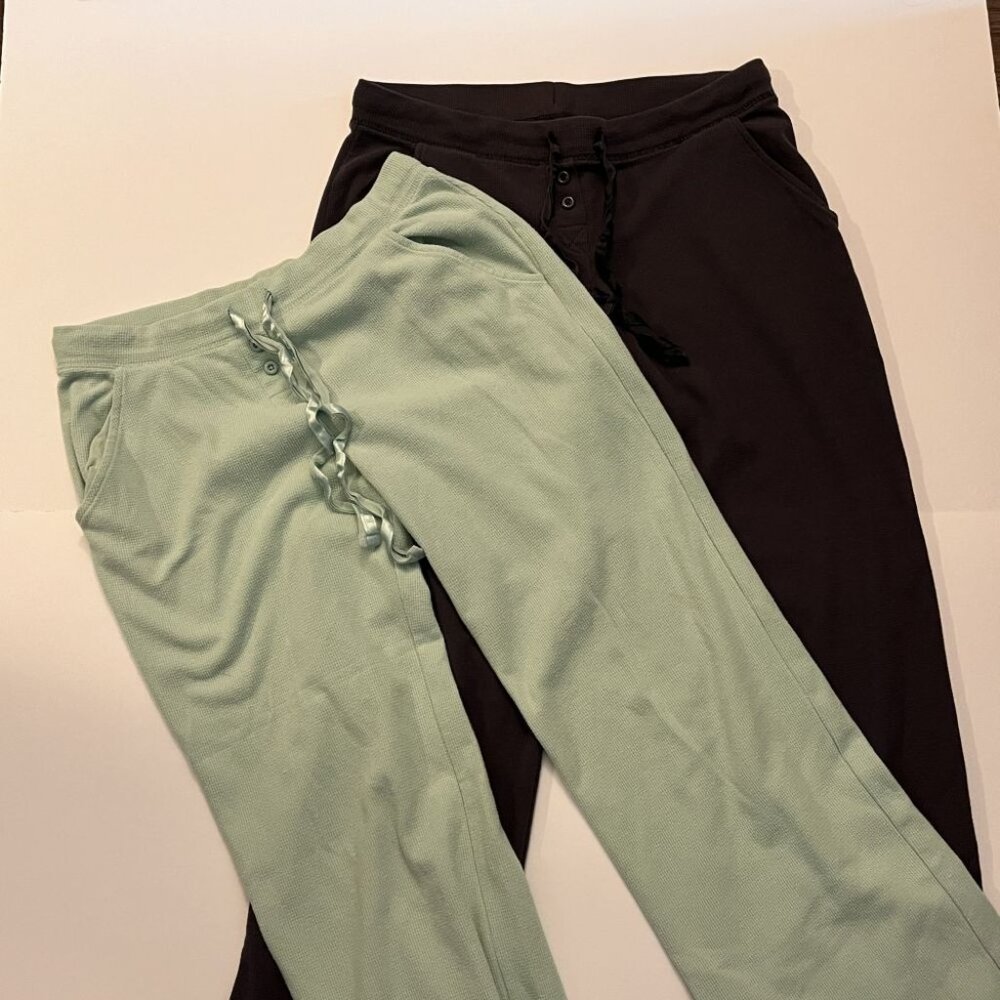 Gilligan & O'Malley SET OF 2 Pajama or Loungewear Pants, Small